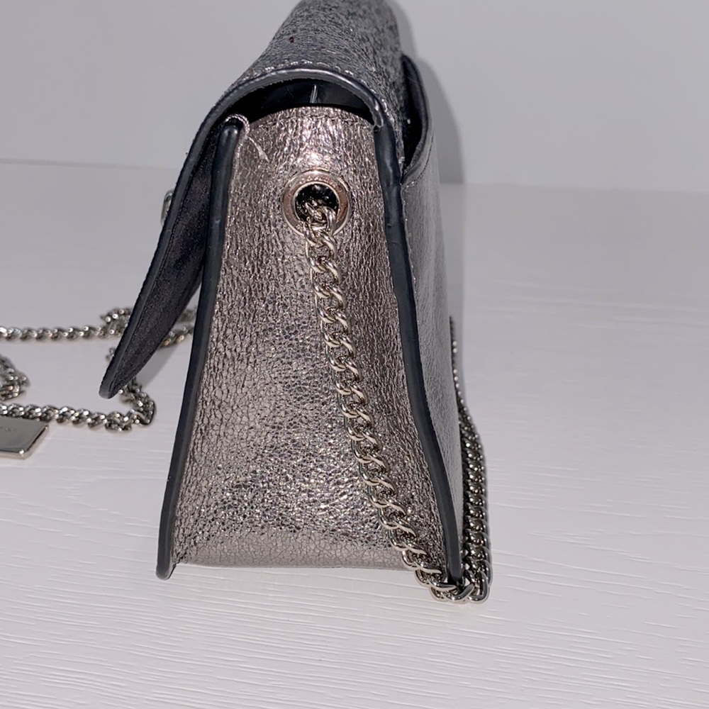 Coach Metallic Glitter Crossbody Bag With Silver Acce… Gem